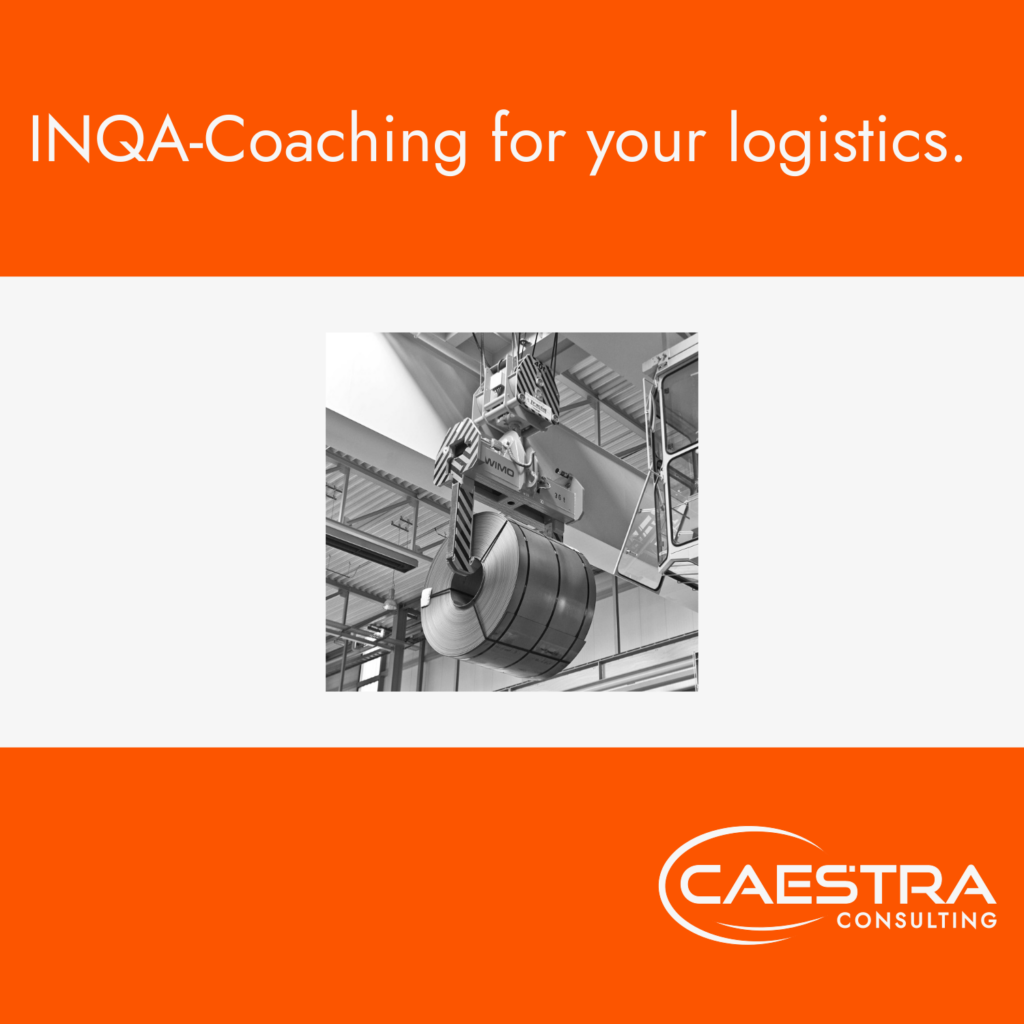 informationstafel-logistik-Caestra Consulting-inqa-coaching-für-ihre-logistik-inqa badge -autorisierter inqa coach-2023-2024 EN