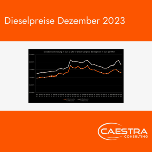 Informationstafel-logistik-Caestra Consulting-dieselpreisentwicklung-dezember-2023